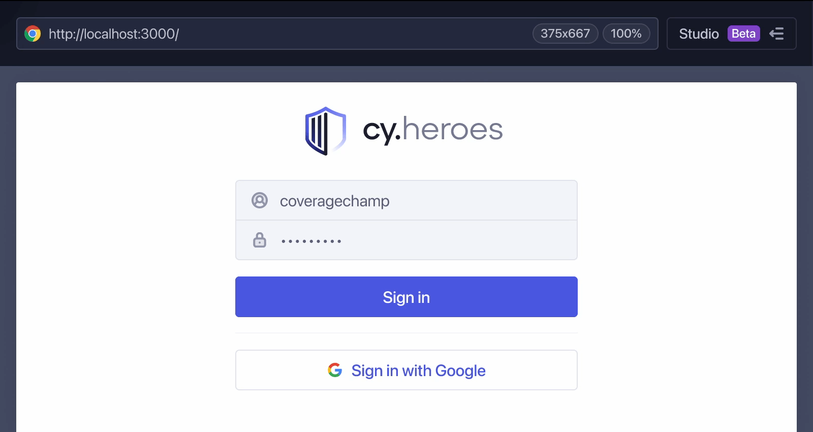 Cypress AI in Studio generating assertions
